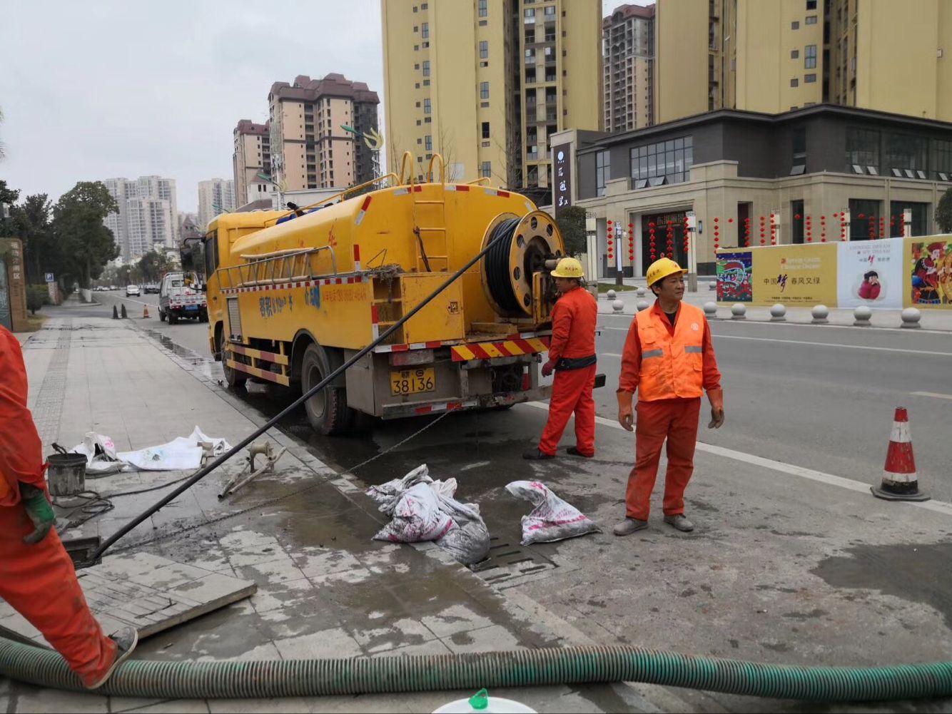 若羌排污管道清淤-管道清洗